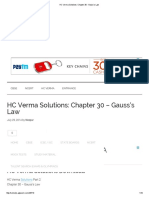 HC Verma Solutions_ Chapter 30 - Gauss’s Law