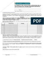 Modulo Per Autocertificazione Del Reddito Quota Fissa 2013