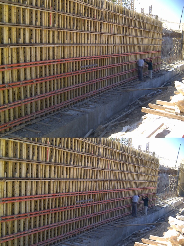 Wall Formwork Calculations and Pictures | PDF