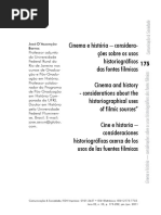 Cinema e História. José D'Assunção Barros