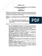 A.120 Accesibilidad Para Personas Con Discapacidad y de Las Perso