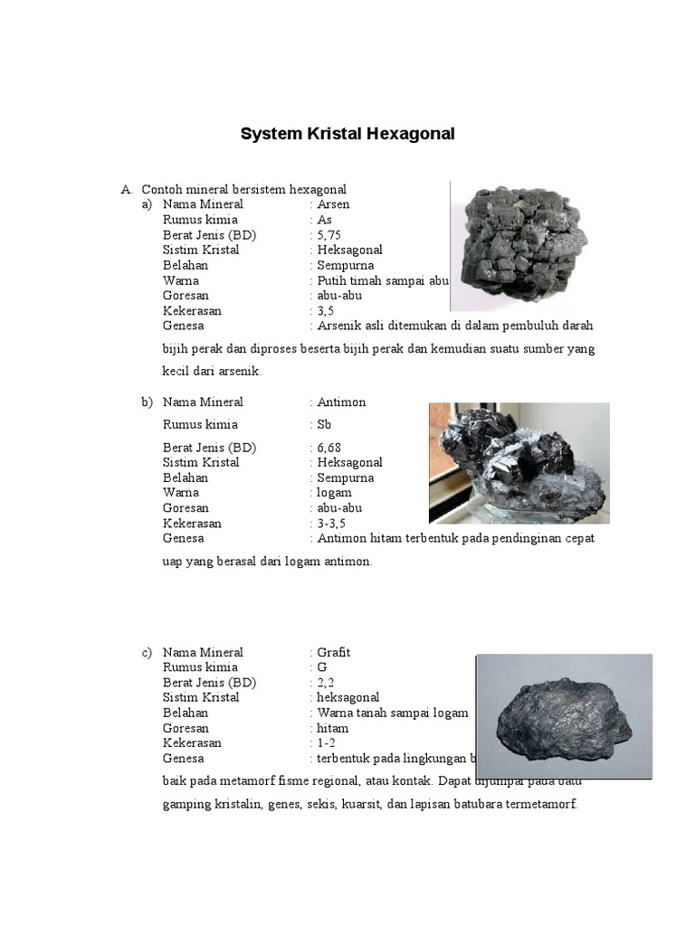1 Hexagonal | PDF | Sains & Matematika | Teknologi & Rekayasa