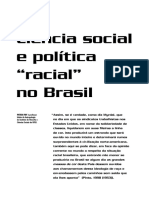 Ciência Social e Política Racial No Brasil