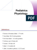 Pediatric Physiology All