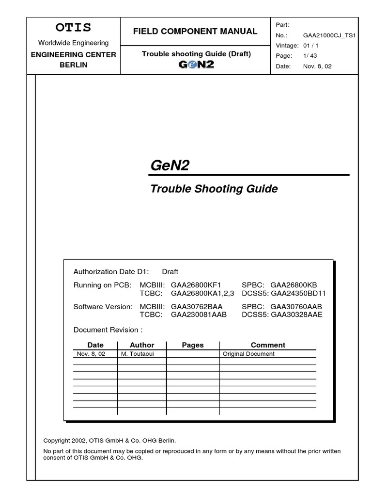 Components Gen 2 PDF | PDF | Power Inverter | Elevator