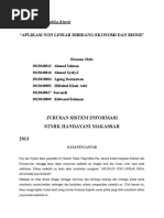 Penerapan Fungsi Linier Makalah