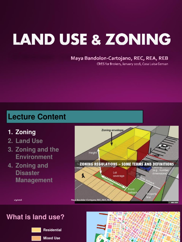 MBC LandUse & Zoning PDF Zoning Land Use