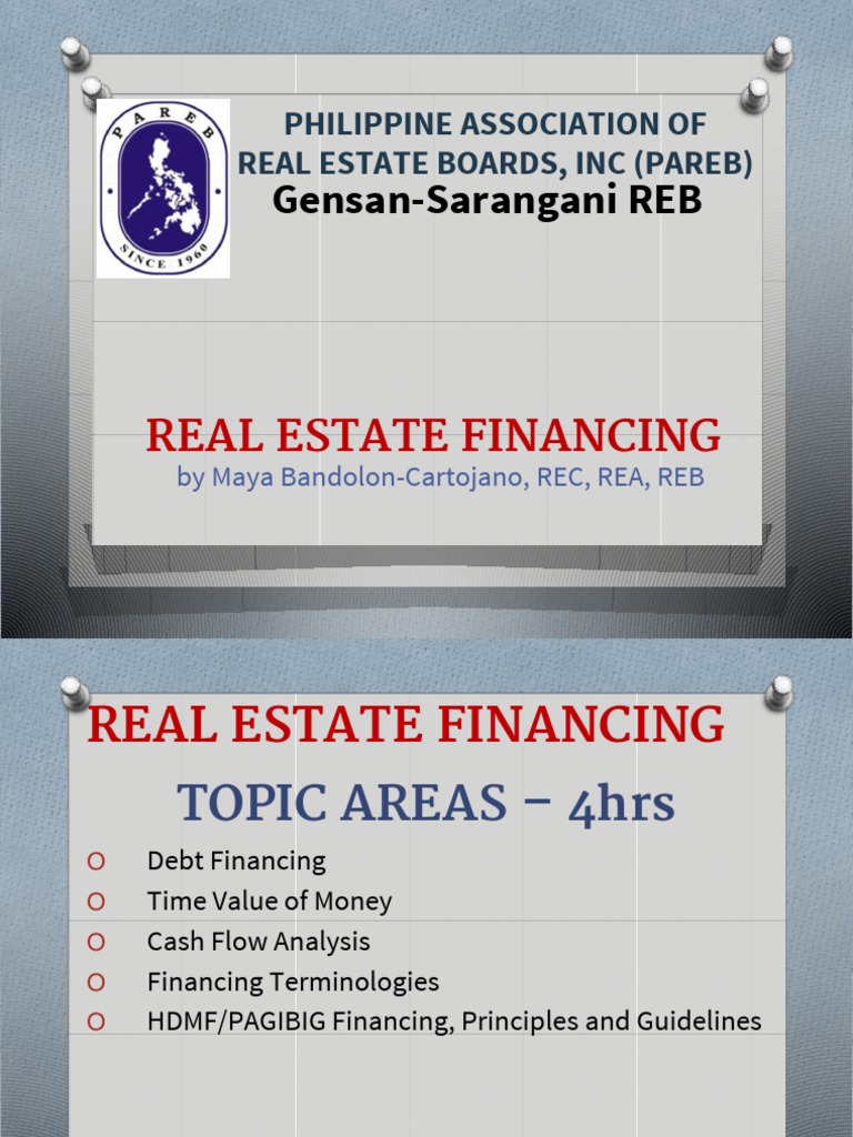 Real Estate Financing Essentials Guide | PDF | Loans | Mortgage Loan