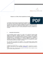 Nº39-12 Mujeres en Chile. Hitos Legislativos Desde 1990