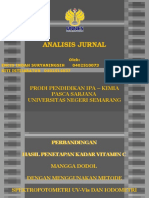 Analisis Jurnal Vitamin