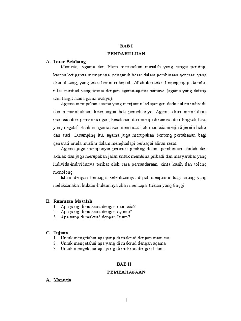 Hubungan Manusia dan Agama dalam Islam | PDF | Agama & Spiritualitas
