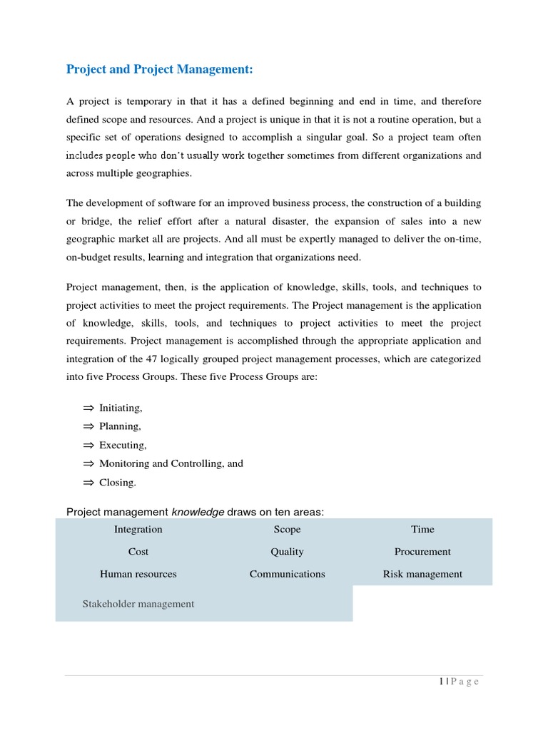 Project Proposal | PDF | Project Management | Business Process