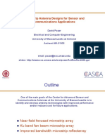 Microstrip Antenna Designs for Sensor and Communications Applications