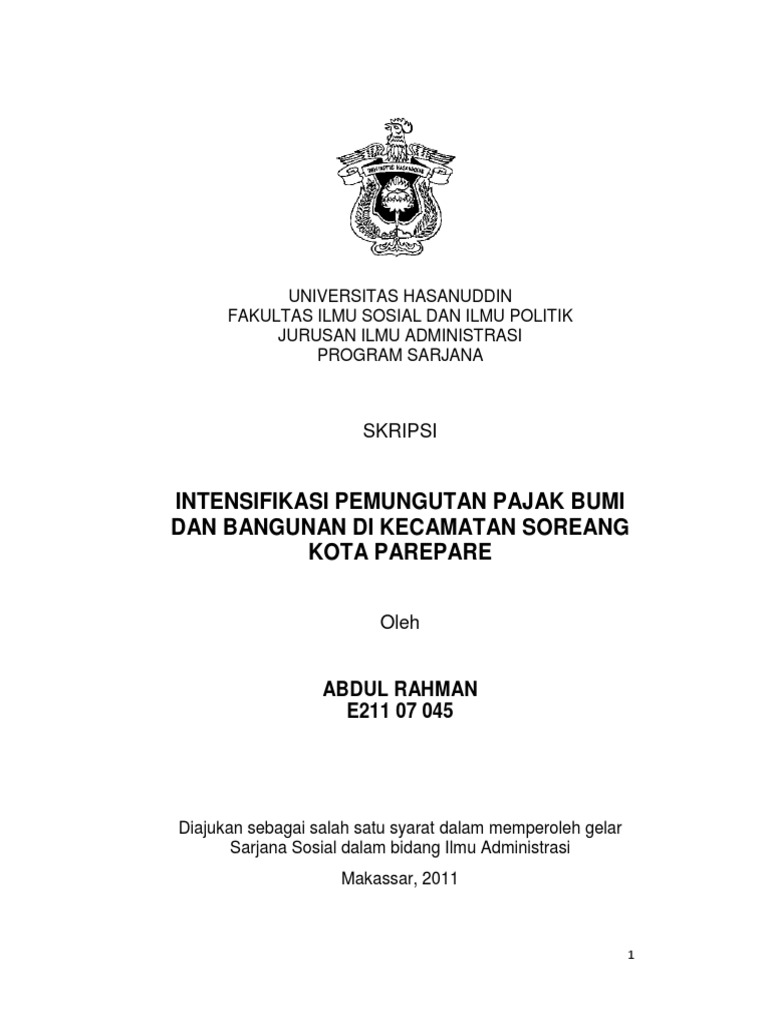Skripsi Perpajakan Data Sekunder Ide Judul Skripsi Universitas