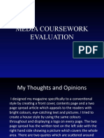 Media Coursework Evaluation