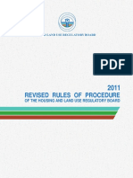 2011 Rules of Procedure Hlurb
