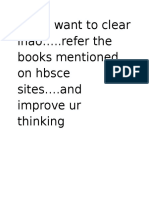 If You Want To Clear Inao ..Refer The Books Mentioned On Hbsce Sites .And Improve Ur Thinking
