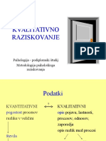 Kvalitativno Raziskovanje