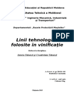 UTM - Referat - Linii Tehnologice Folosite in Vinificatie
