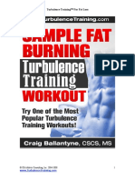 Fat Burning Turbulence Training Workout For Fat Loss