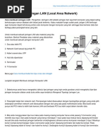 Download Cara Membuat Jaringan LAN Local Area Network by Iyan Dwi SN295113867 doc pdf