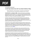 Scribd Signs eBook Deal With Top Global Publisher Wiley Press Release