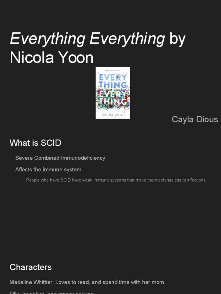 SCID and Love in Everything Everything | PDF | Lifestyle