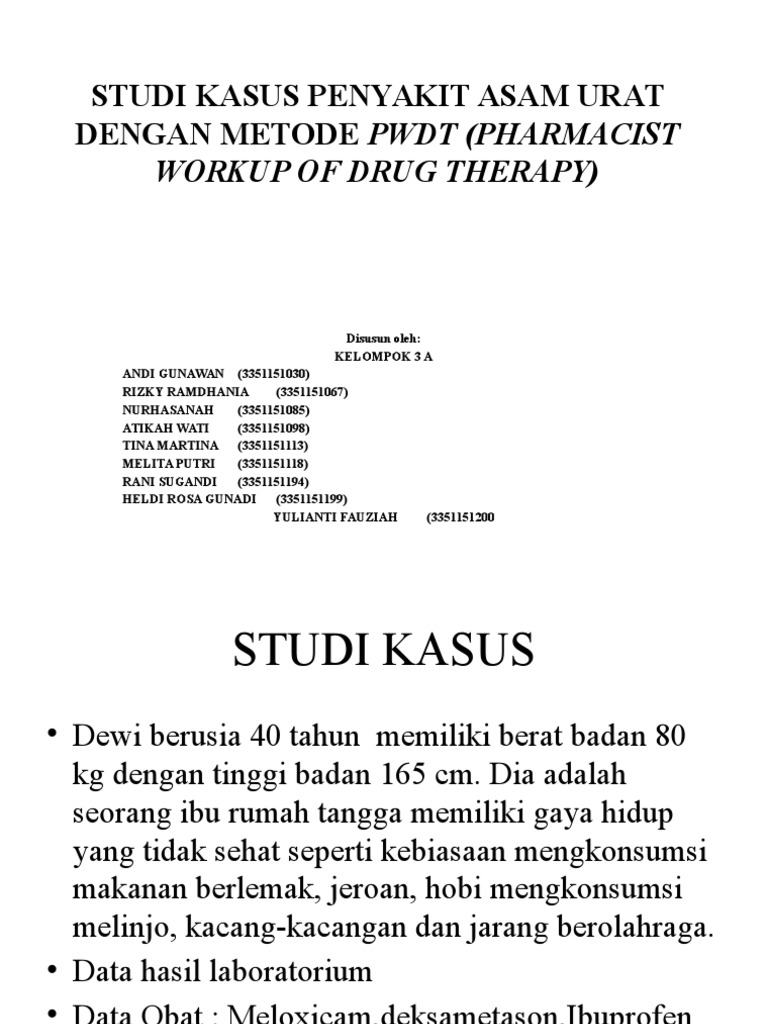 Studi Kasus Penyakit Asam Urat Farm