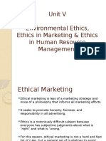 Ethics Unit V