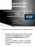 Review of ELT Methodology