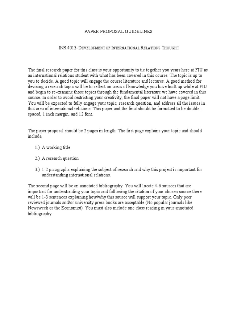 Paper Proposal Outline | PDF | Art