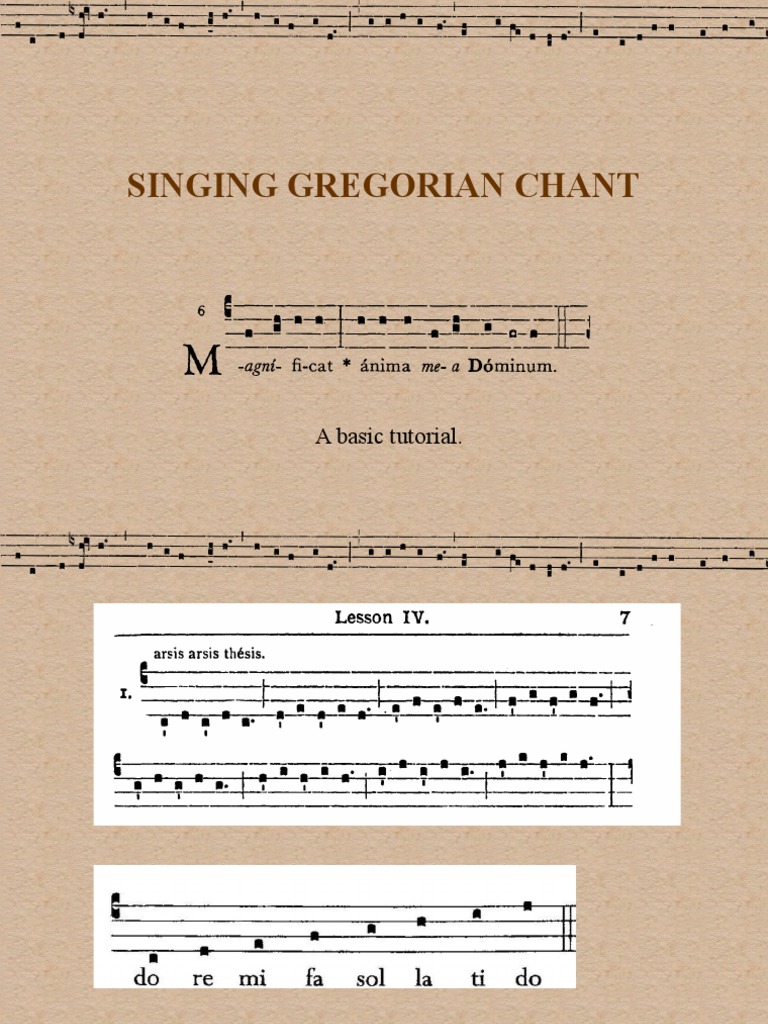 Singing Gregorian Chant: A Basic Tutorial | PDF