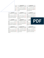 Calendario 2016