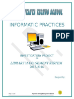  Project Report Library Management System