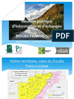 Réunion Publique du Pays Horloger-Parc du Doubs 27 Novembre 2015