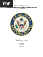 House Oversight Committee report on FOIA