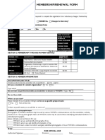 Membership/Renewal Form: Title Name Address 1 Address 2 Parish Town/City