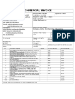 Commercial Invoice: Luisa Amelia Avellaneda Tibaduiza