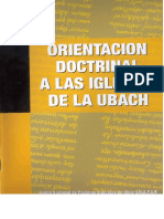 Orientaciones Doctrinales IBR 2015