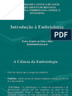 Introduçao A Embriologia