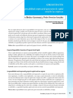 Responsabilidad Empresarial: Generación de Capital Social de Las Empresas