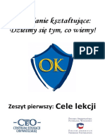 OK Zeszyt 1: Cele Lekcji