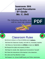Classroom Rules and Procedures Powerpt 304