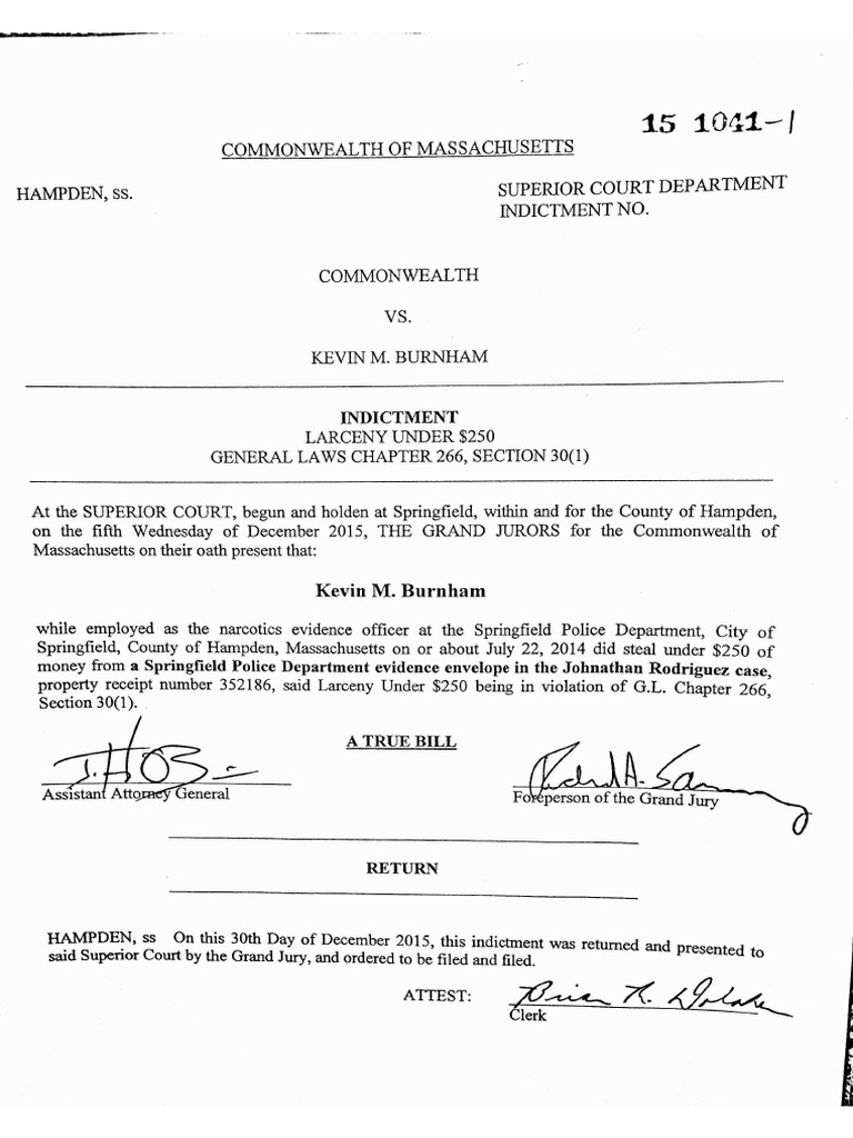 Indictment Against Kevin Burnham | PDF