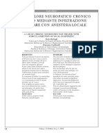 Pathos 13, 3, 2006, 34. Caso Di Dolore Neuropatico Cronico Trattato Mediante Infiltrazione Auricolare Con Anestesia Locale
