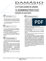 Simulado - 2ª Fase do XVIII Exame de Ordem - Direito Administrativo