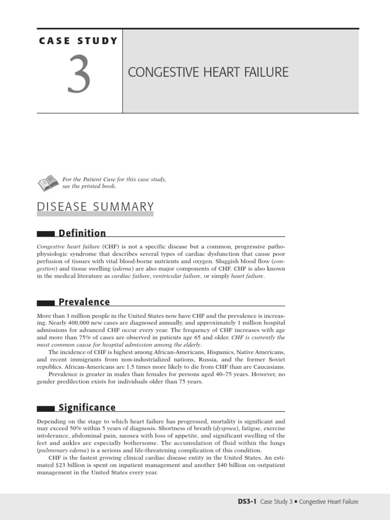 Case study chf patient image