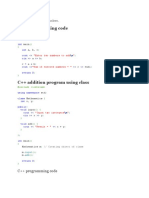 Codes For Programming