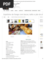 Espetinho de Frango Com Bacon, Kafta e Pão de Alho _ Receitas Edu Guedes – Site Oficial