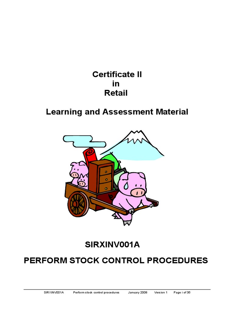 Stock Control Procedures Overview | PDF | Warehouse | Inventory